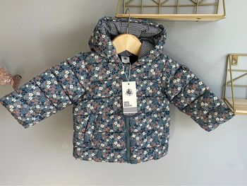 Doudoune liberty Petit bateau fille 12 mois neuve