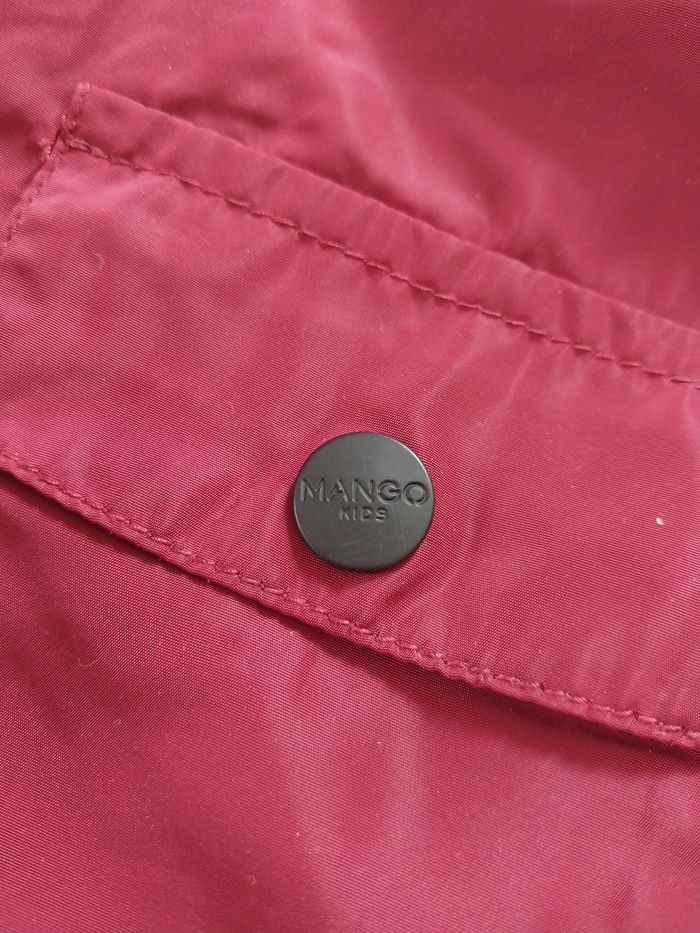 Veste garçon Mango Kids bordeaux 10-12 ans (152 cm) - photo numéro 3