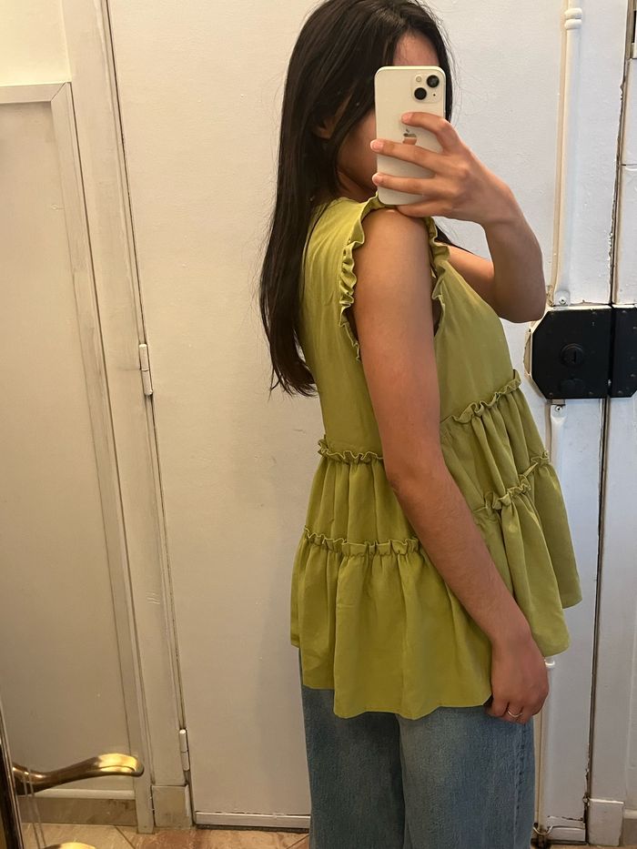 Blouse vert pomme TU - photo numéro 2