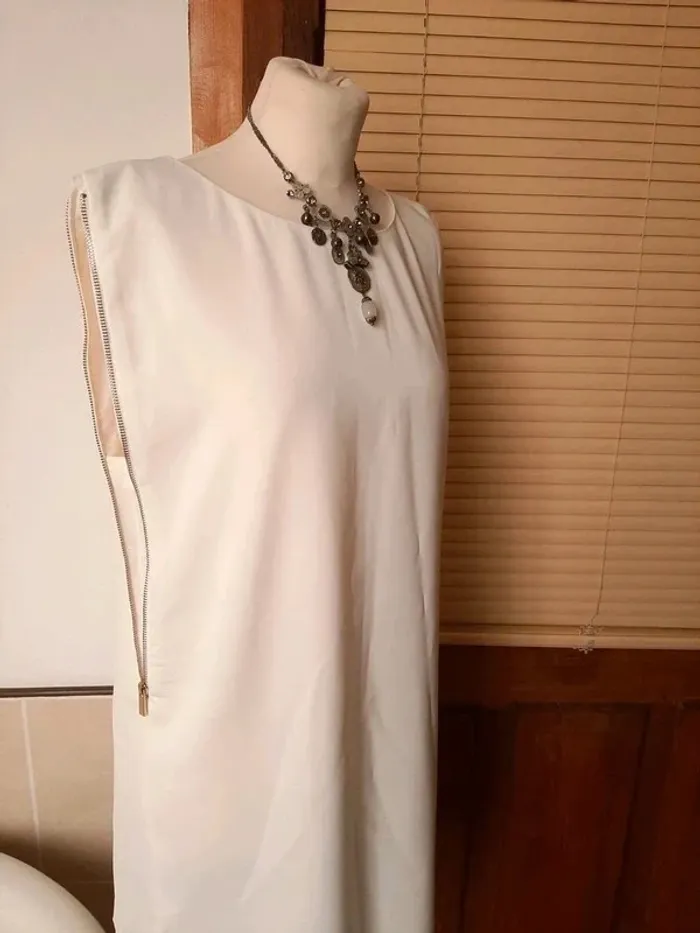 Robe blanc cassé "Grain de Malice" Taille 40