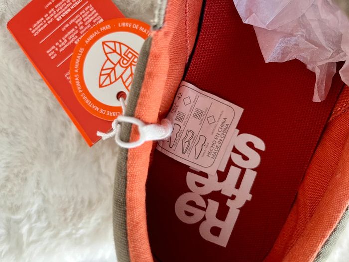 Baskets kaki et corail refresh pointure 42 - photo numéro 6
