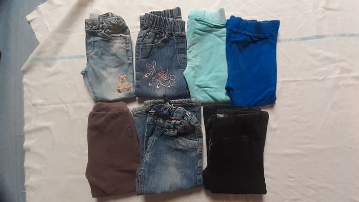 Lot de 7 pantalons