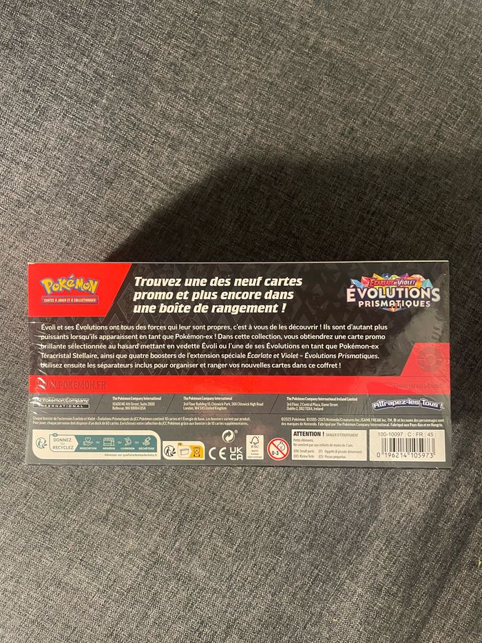 Lot items Pokémon Évolution Prismatique EV8.5 - photo numéro 2