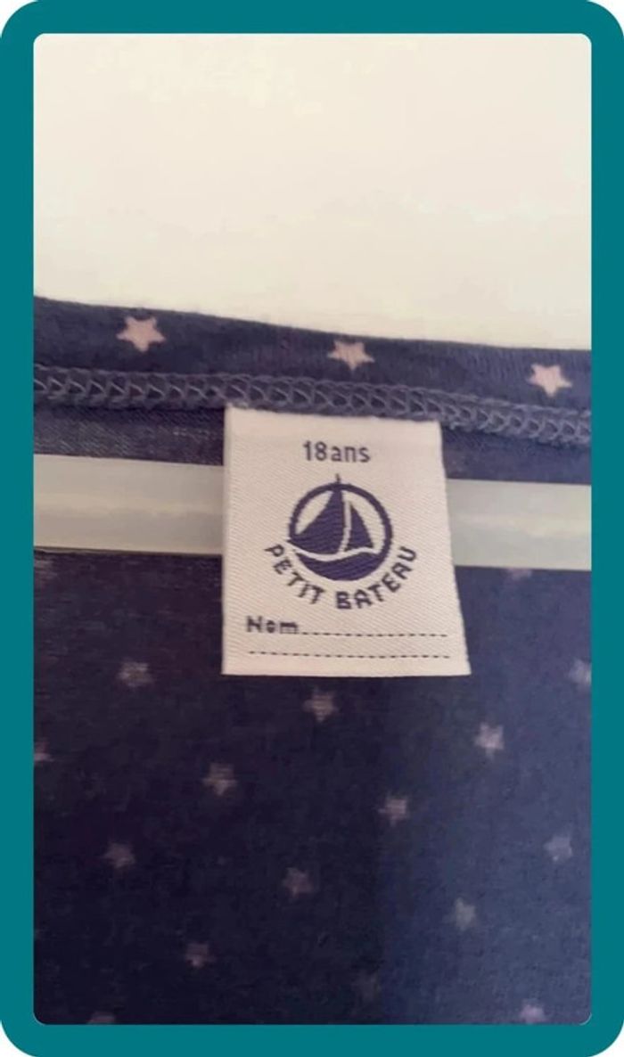 Débardeur marine étoile - photo numéro 2