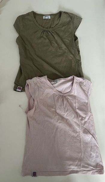 Lot 2 t-shirt manches courtes 10ans