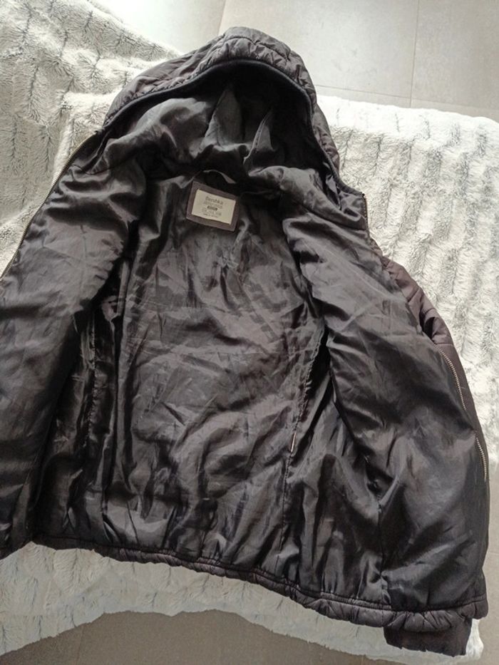 Doudoune légère noire  bershka taille S - photo numéro 5