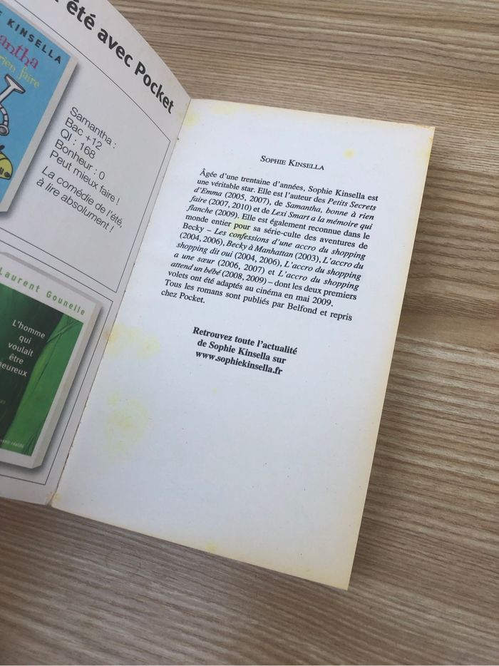 Lot de 2 romans de Sophie Kinsella - photo numéro 4