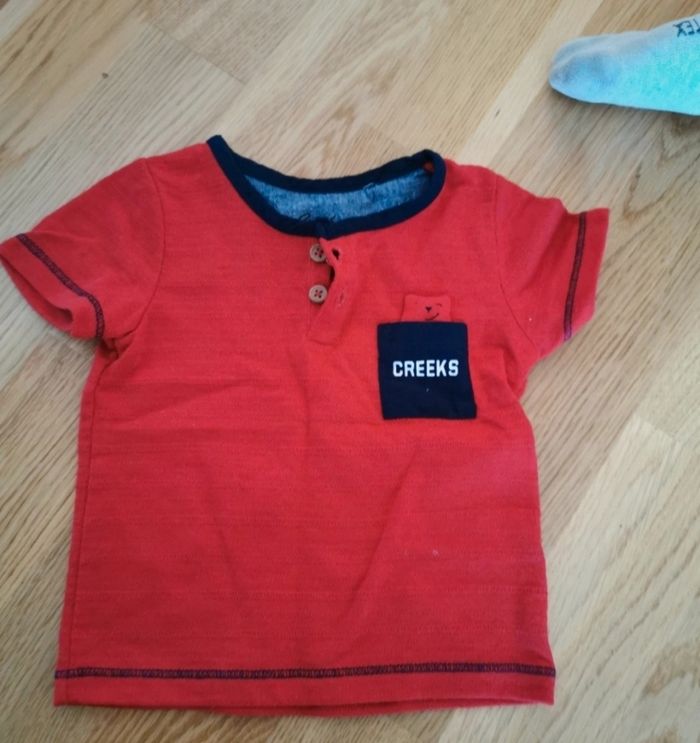 Lot 10 tee shirts manches courtes 6-9 mois - photo numéro 4