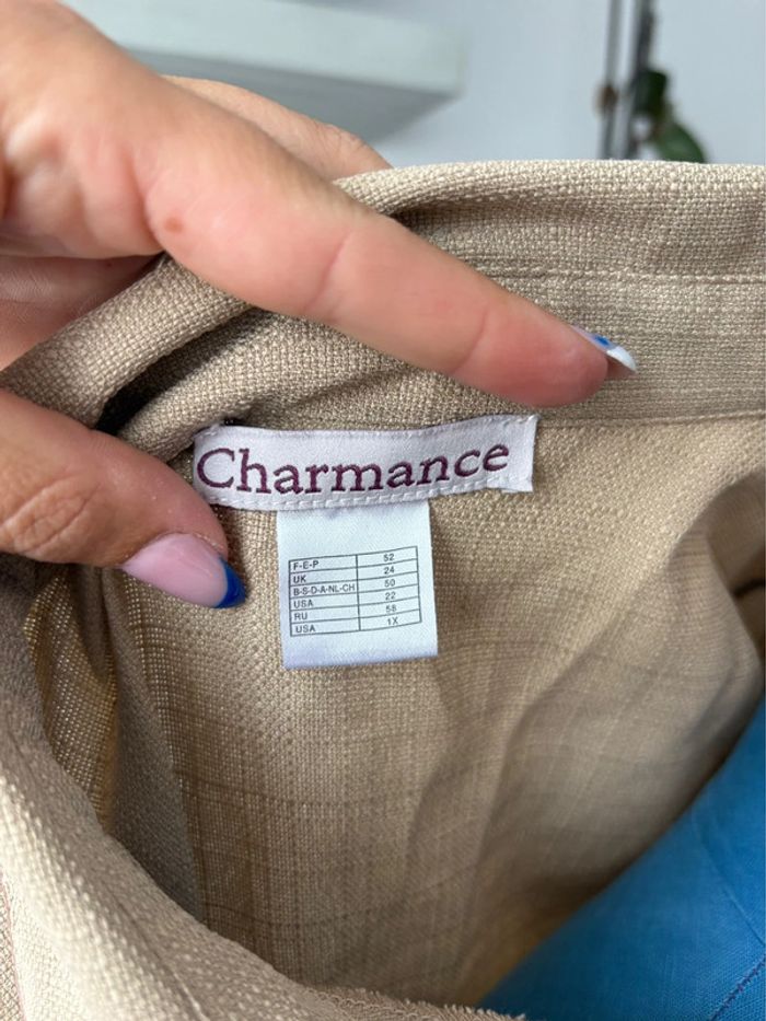 Robe longue - style vintage rétro des années 70 - Charmance - taille 52 - neuve jamais portée - photo numéro 4