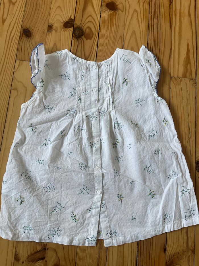 Blouse blanche Cyrillus 10 ans - photo numéro 2