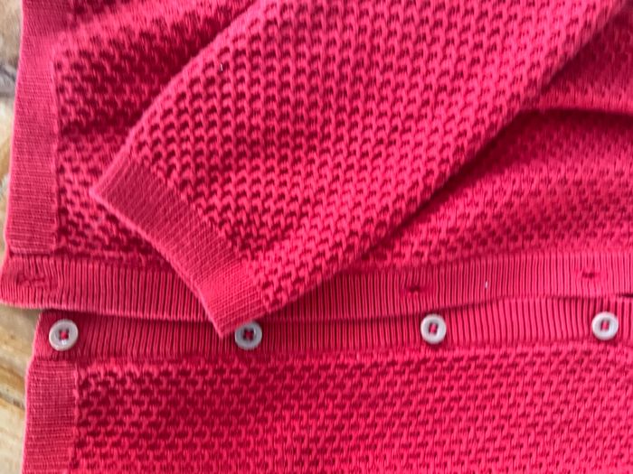 Gilet rouge petit bateau - photo numéro 3