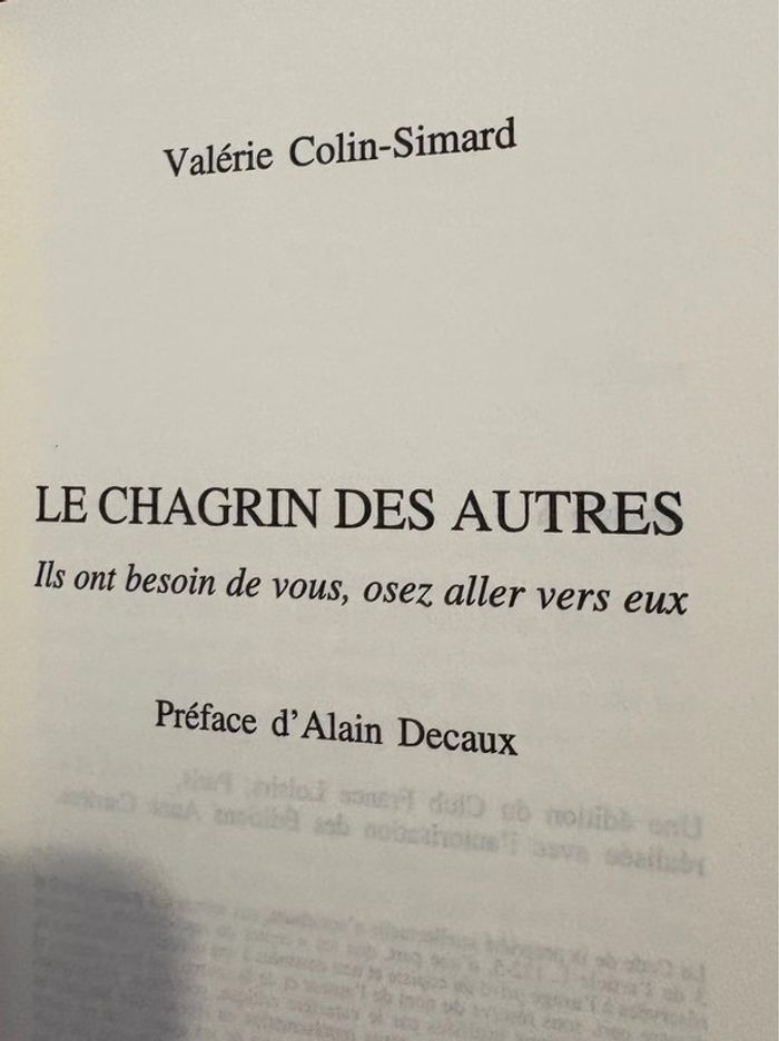 Livre « le chagrin des autres » - photo numéro 5