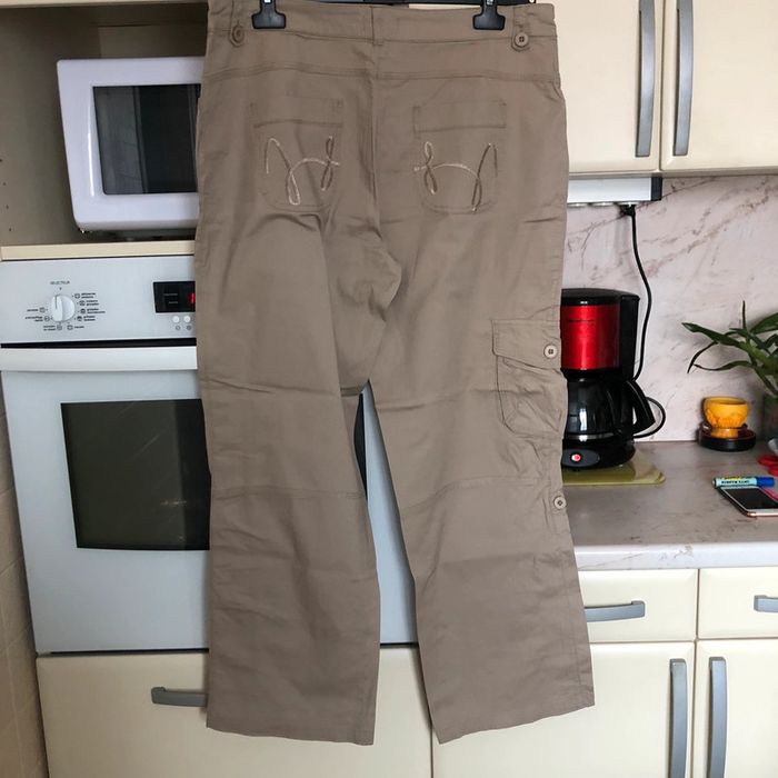 Pantalon fluide marron clair - photo numéro 2