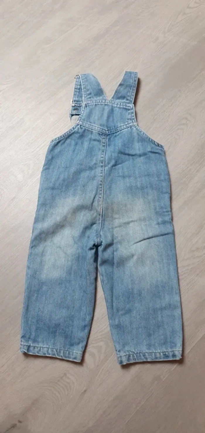 Salopette jeans 18mois garçon 80cm - photo numéro 6