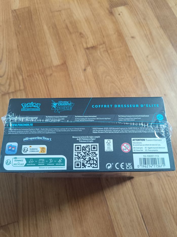Pokémon - ETB foudre noire - EV10.5 - photo numéro 5