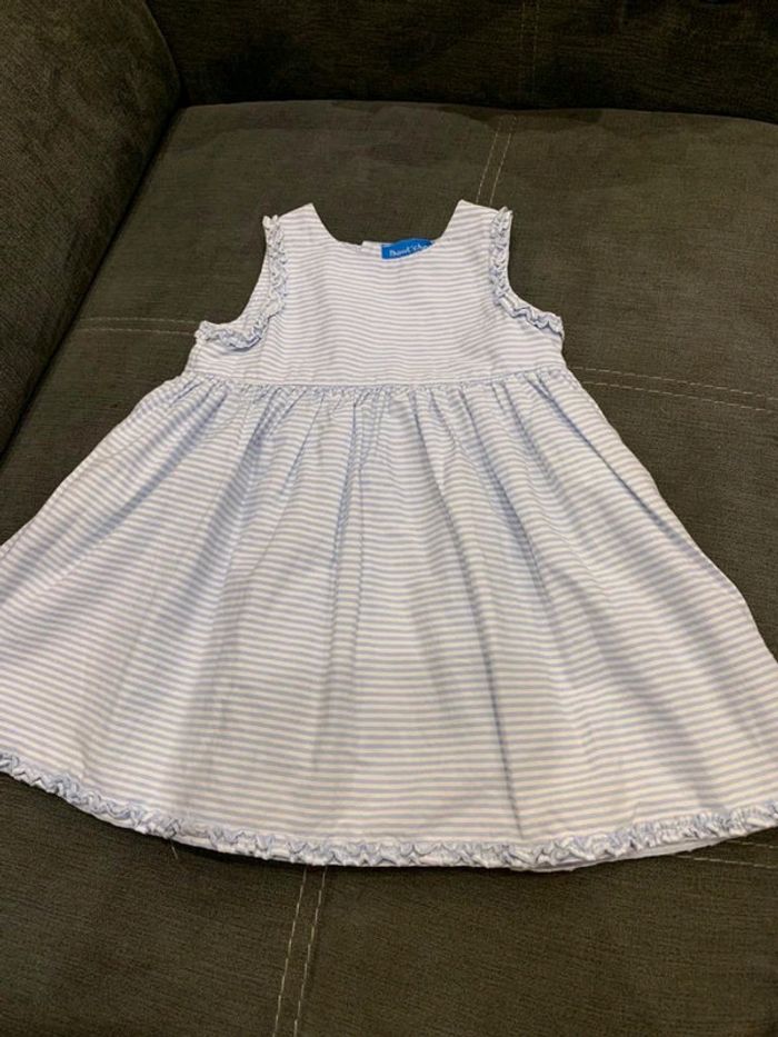 Robe 6 mois à rayures Bout'chou neuve - photo numéro 2