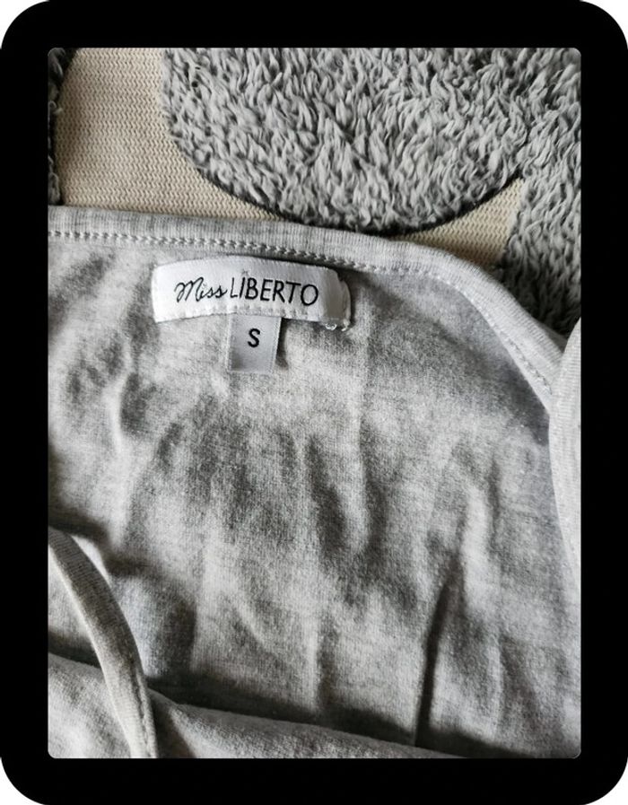 Pyjashort gris miss liberto taille S - photo numéro 2