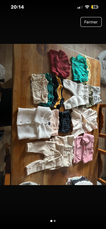 Lot de vêtements bébé fille 3 mois