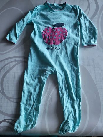 Pyjama vert d eau kiabi 2 ans