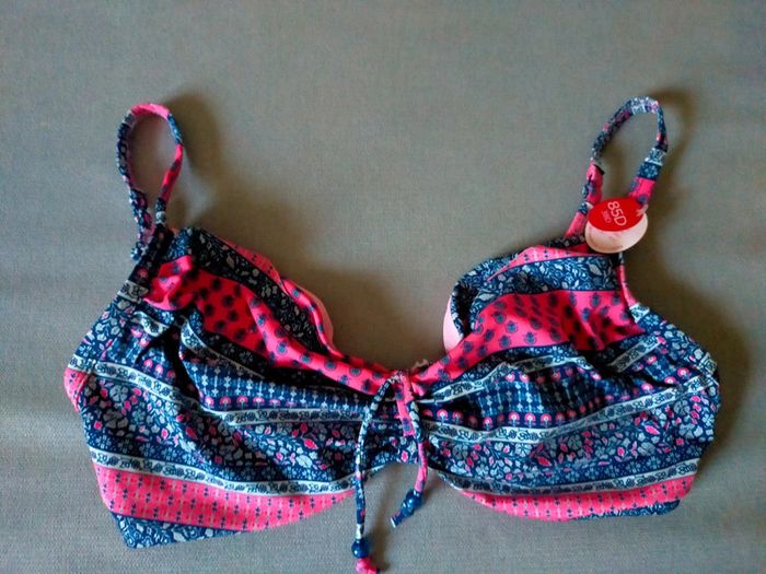 Haut de bikini imprimé bohème – Her Body – Taille 85D - photo numéro 4