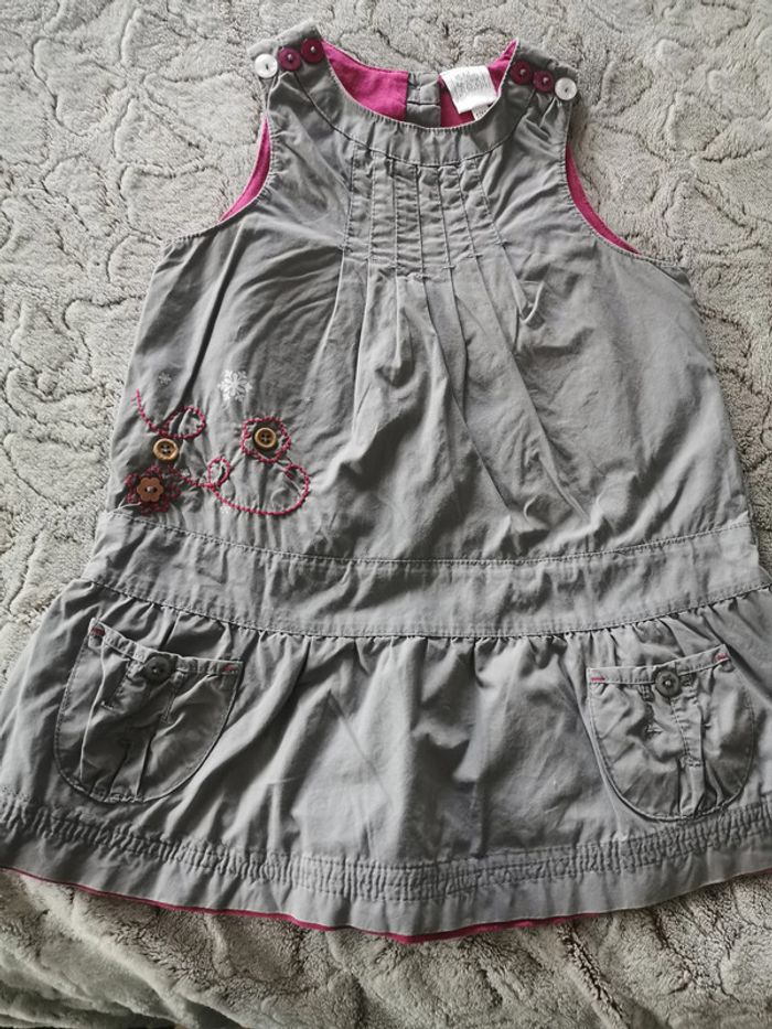 Robes et gilets bébé 18 mois lot de 4 habits roses - photo numéro 3