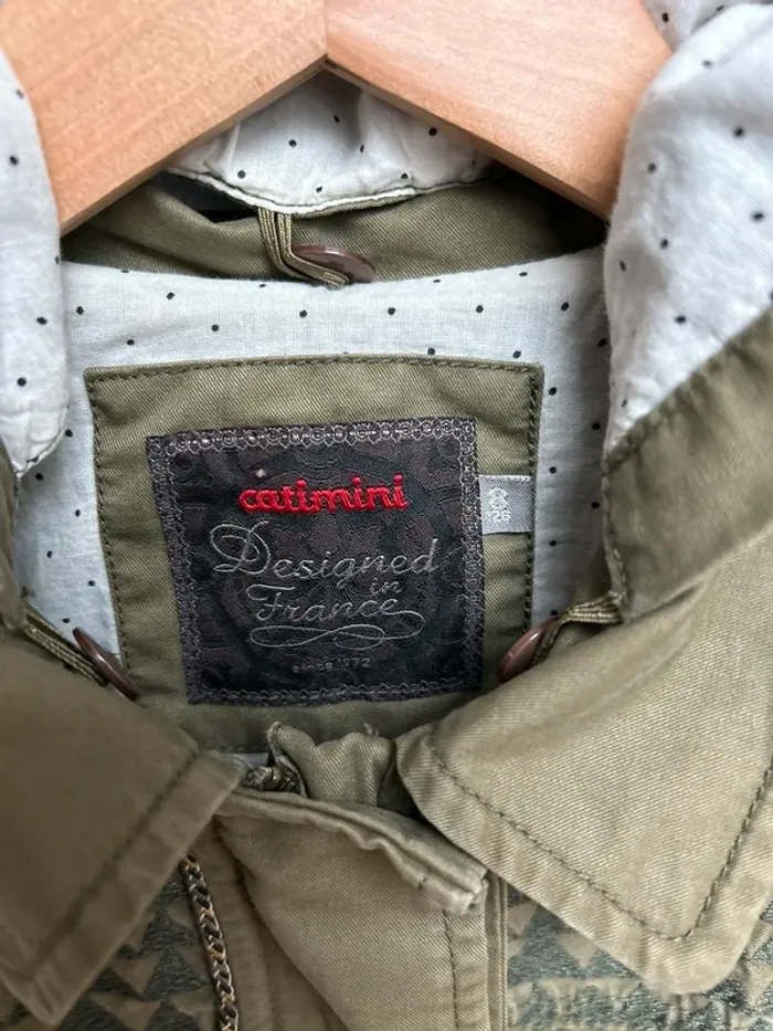 Veste fille catimini 8 ans avec capuche - photo numéro 3