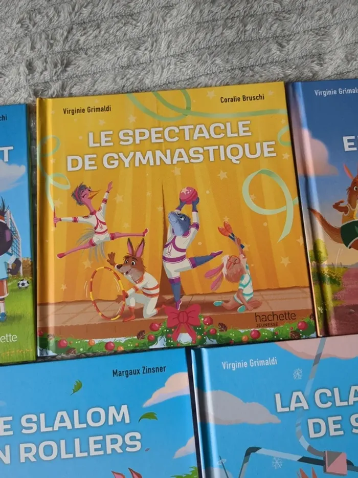 Lot de 5 livres pour enfants esprit sportif de Virginie Grimaldi - photo numéro 3