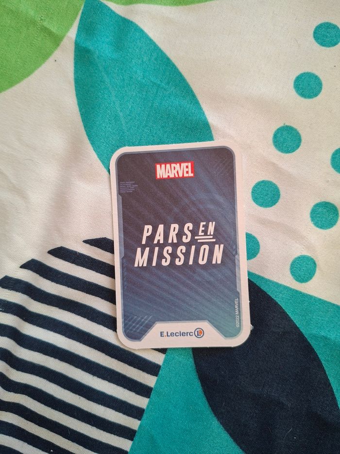 Carte Marvel pars en mission 076 - photo numéro 2