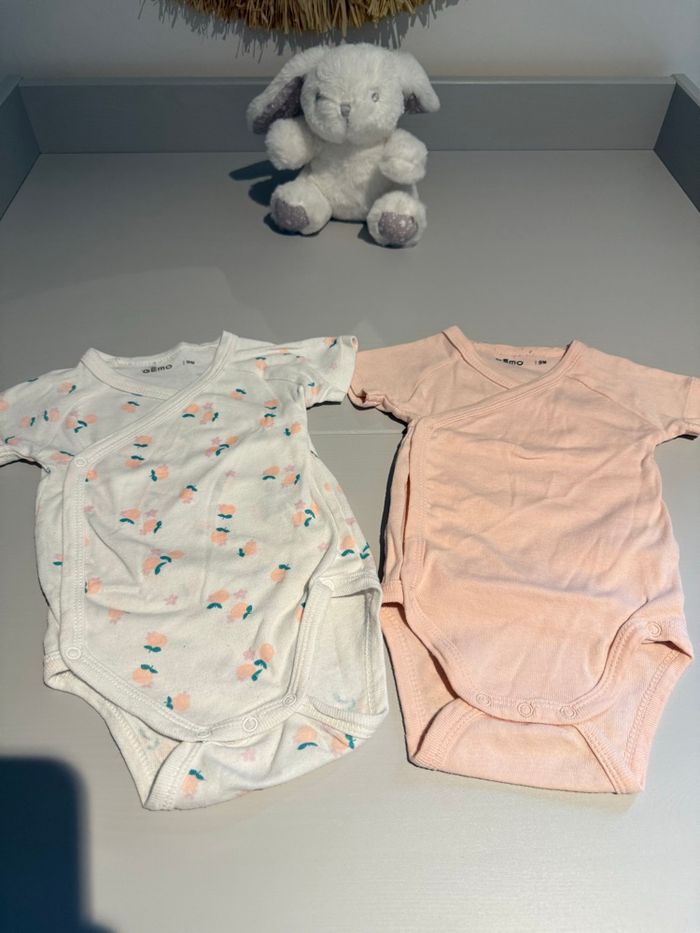 Lot de 2 bodies manches courtes - photo numéro 4