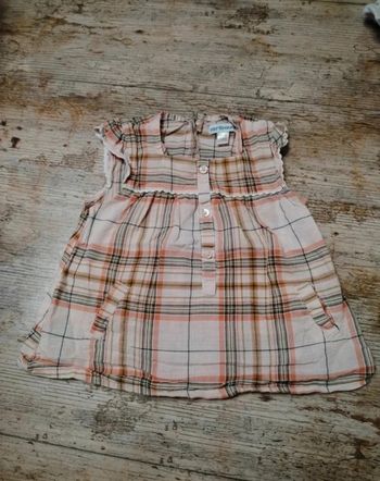 Jolie robe chemise été fille 3 mois Verbaudet