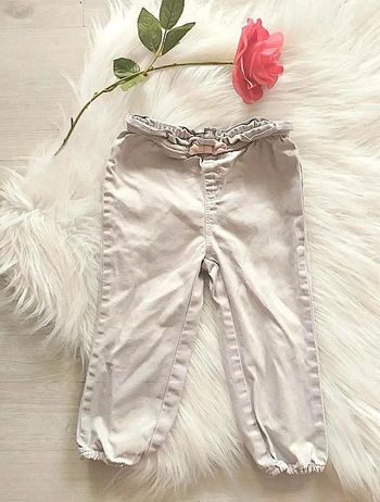 Pantalon jean fin gris bébé fille 86 cm = 18 mois