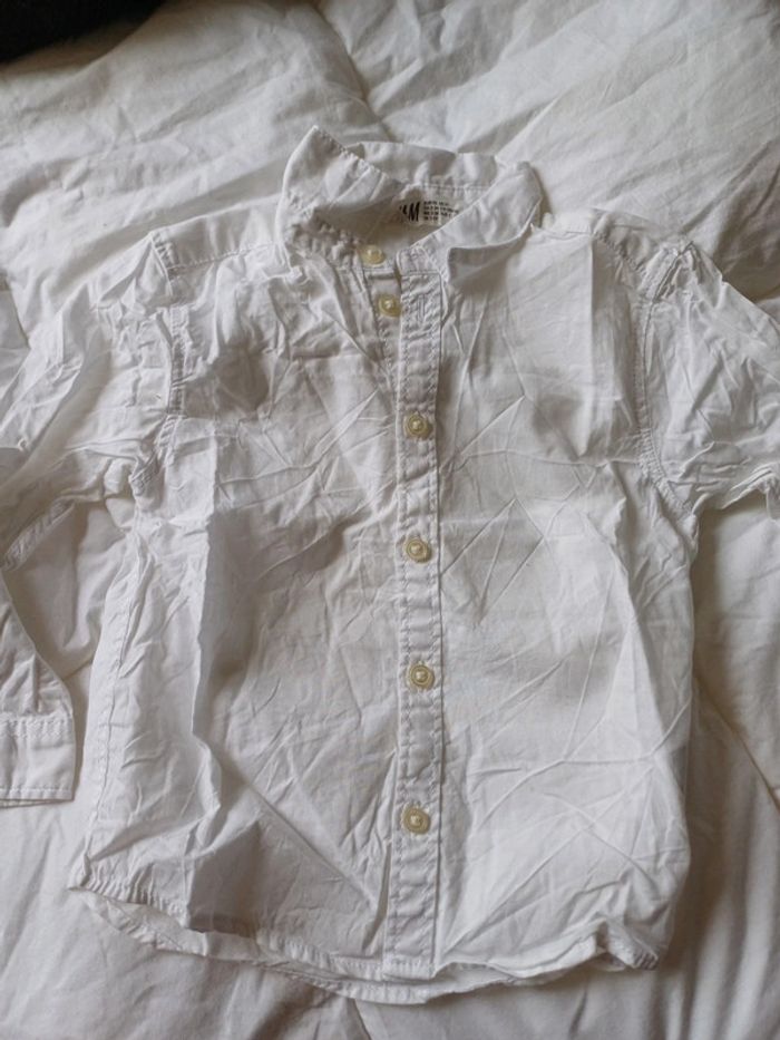 Chemise blanche 3 ans