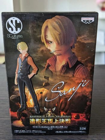 Figurine One Piece - Vinsmoke Sanji Scultures Vol.1 Zoukeiou Chojho Kessen - Banpresto