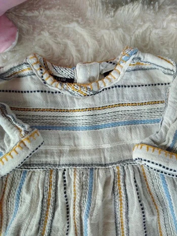 Ensemble (robe+boomer) Fille 3 mois Kiabi 100% coton - photo numéro 4