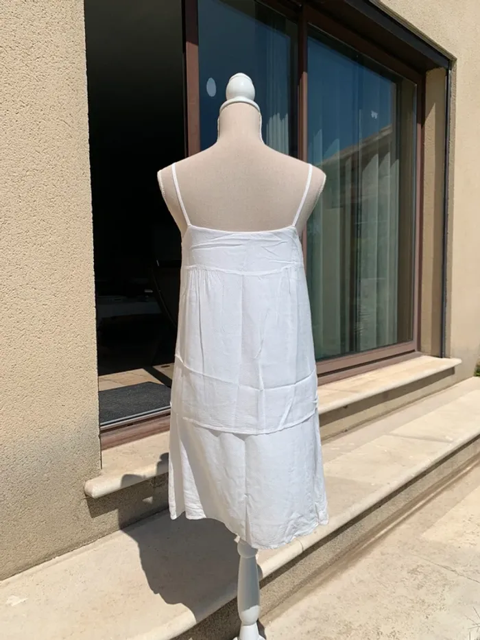 Robe à bretelles blanche Comptoirs des Cotonniers taille S 36 - photo numéro 13