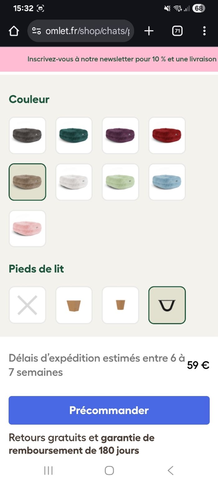 Panier ergonomique chat - photo numéro 6