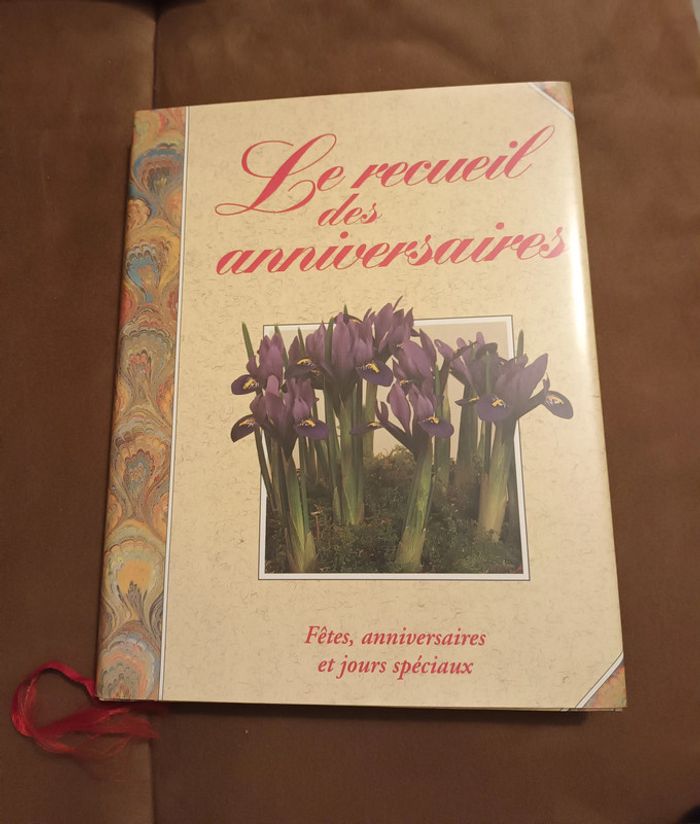 Livre "Le recueil des anniversaires"