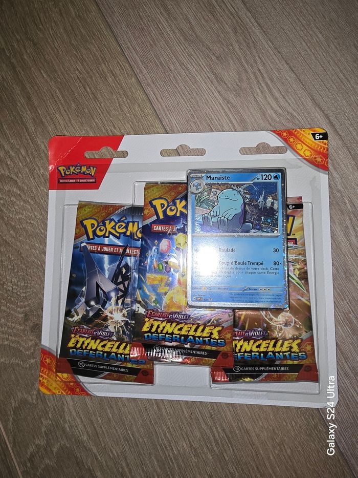 Pokemon tripack ev8 etincelle déferlante
