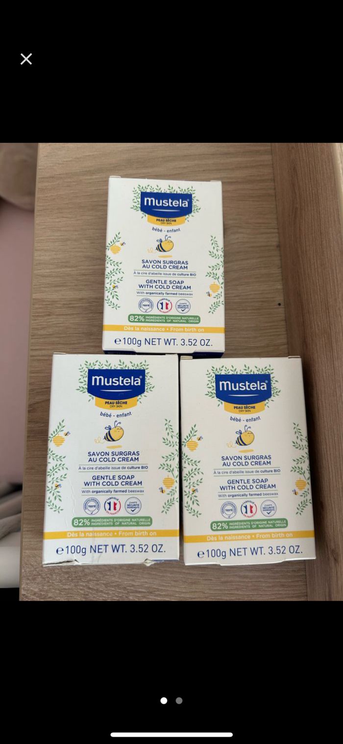 Lot de 3 savons mistelle