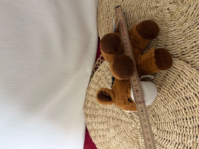 Doudou pantin ferme cheval marron HISTOIRE D'OURS - photo numéro 2
