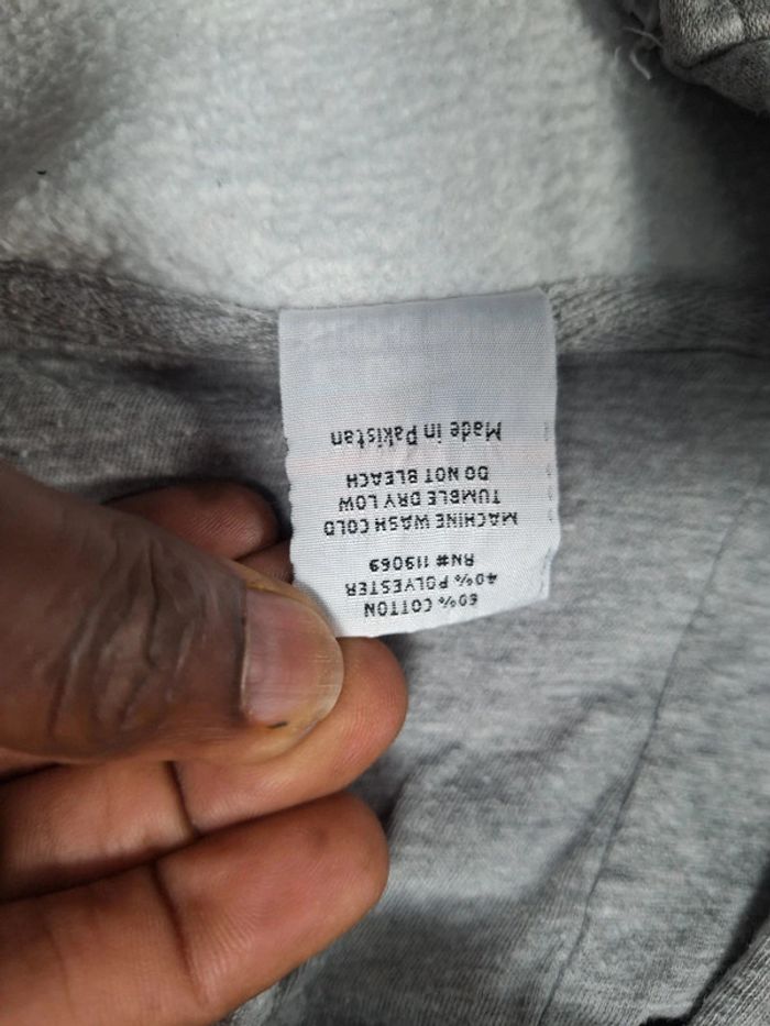 sweat a capuche full zip / Hoodie / homme taille L / gris  - brodé / oregon coast (379) - photo numéro 8