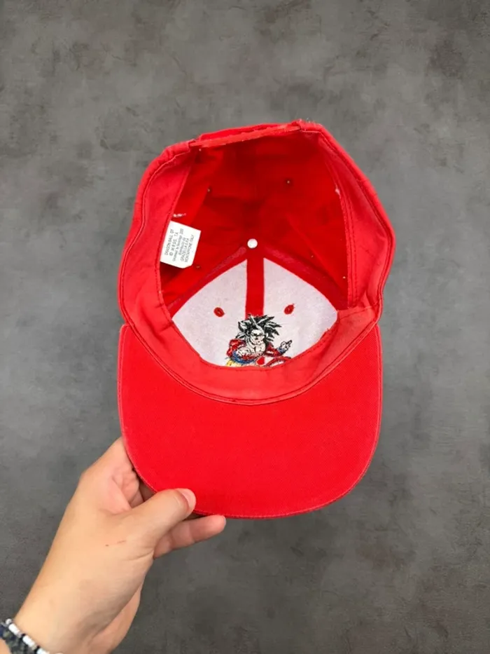 Casquette Vintage Dragon Ball GT Rare Rouge - photo numéro 5