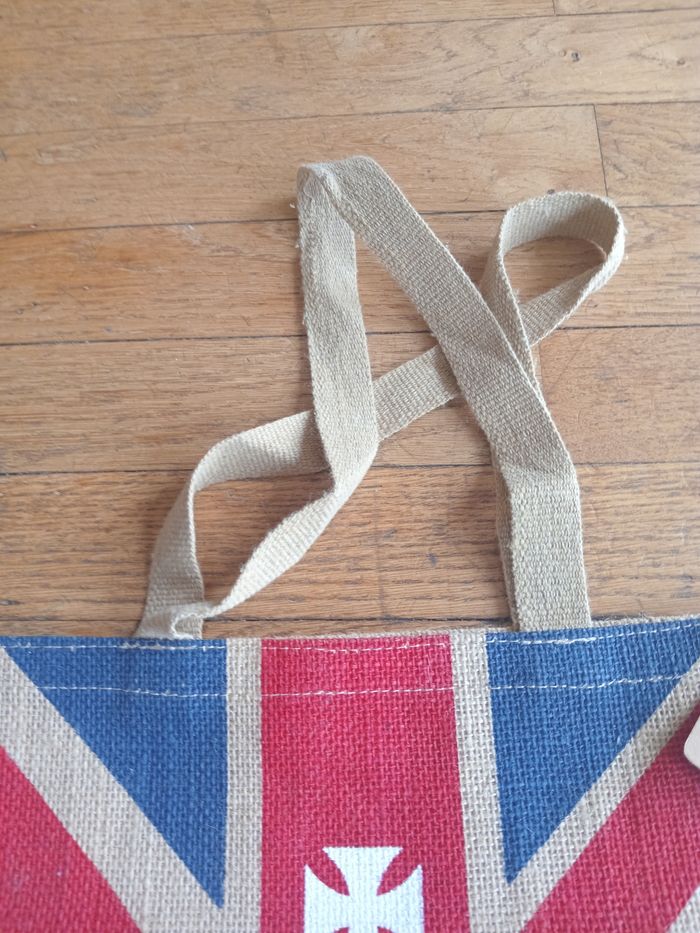 Sac tote bag toile de jute Glorious britain - photo numéro 7