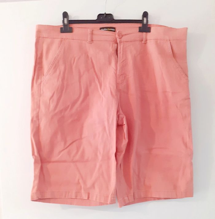 Bermuda/ short homme Atlas for men saumon taille 48