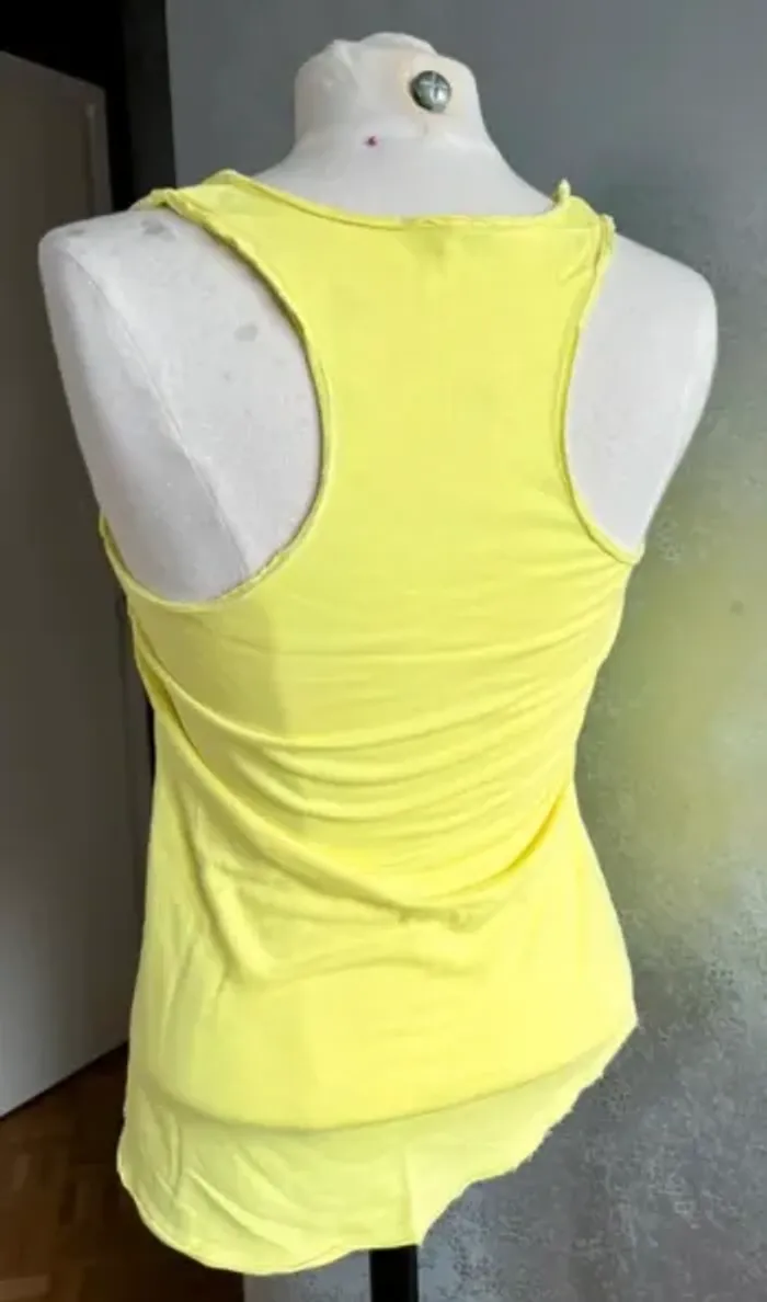 Débardeur jaune fluo - photo numéro 2