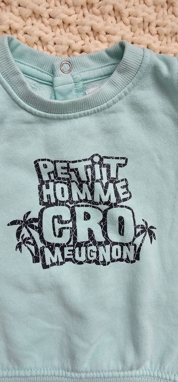 Pull  "petit homme cro meugnon" - photo numéro 2