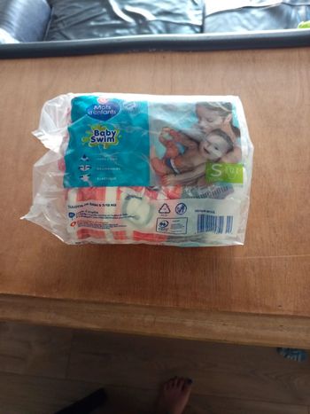 Couches piscine mots enfants taille s 7/12kg
