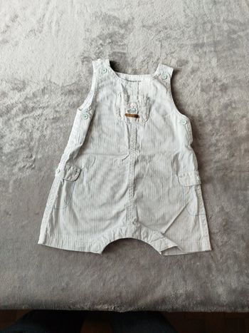 Salopette short 6 mois