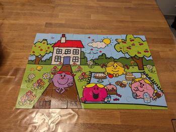 Grand puzzle 45 pièces Monsieur Madame 58*38,5 cm