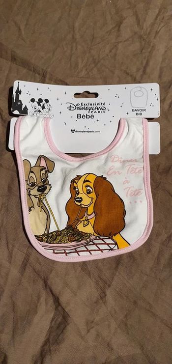 Bavoir La belle et le clochard